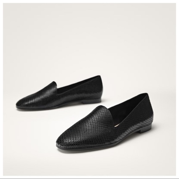 NWT. Massimo Dutti Black Animal Print Shoes Size 8 - Picture 1 of 8